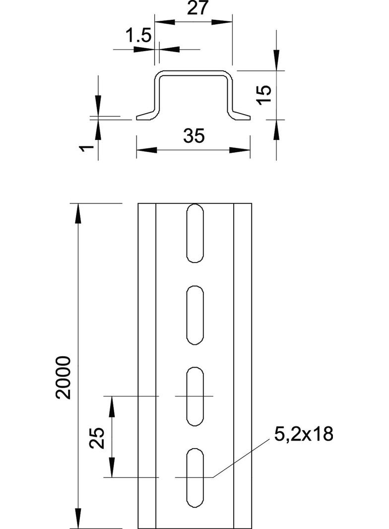 2069/15 GTPL, SZYNA KOŁPAKOWA 2000X35X15