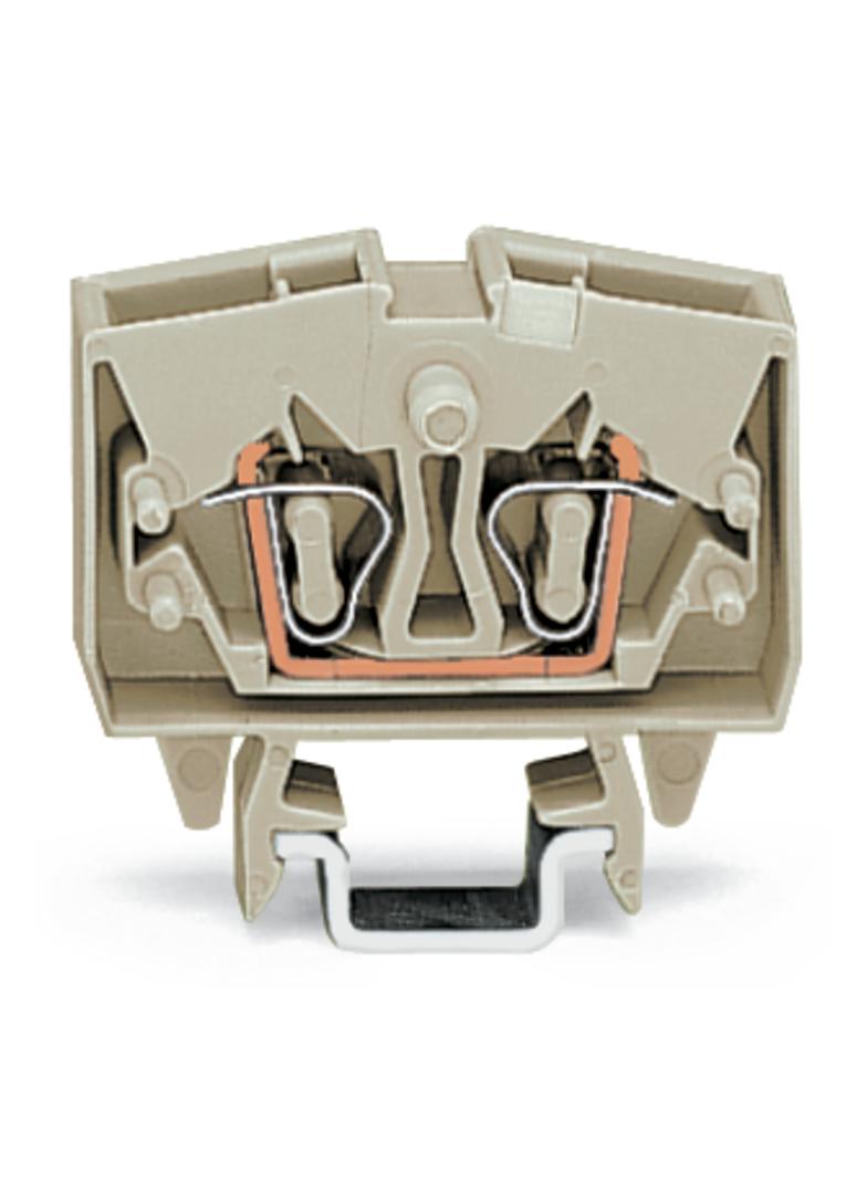 złączka 2-przewodowa Ex 2,5 mm2 jasnoszara