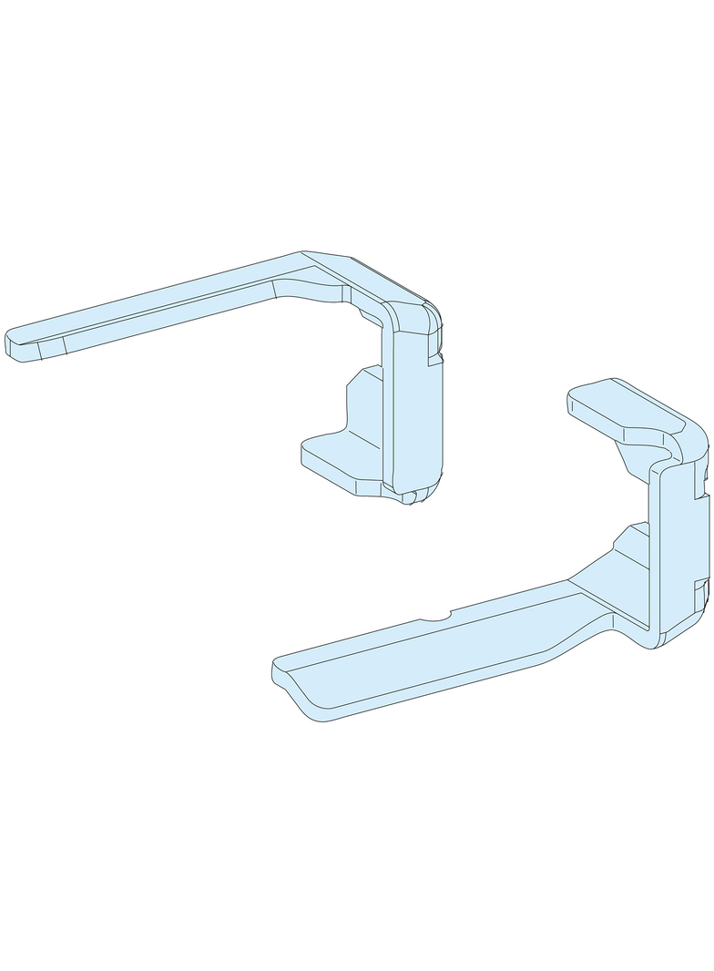 Rozdzielnice PrismaSet, wsporniki do ramy uchylnej