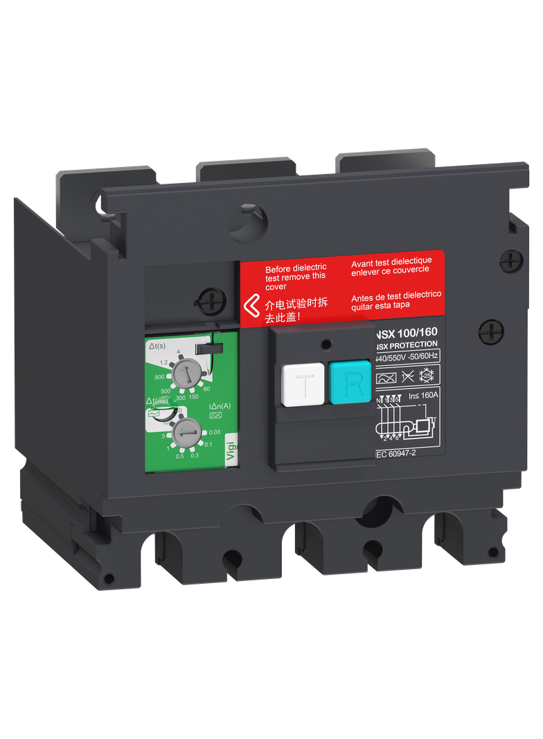 Moduł różnicowy VigiPacT, ComPacT NSX, 3P, 440-550V AC, 0.03-10A, MH, NSX100/160