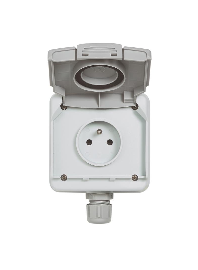 Green:Gniazdo 2P+Z Plexo 090471 LEGRAND