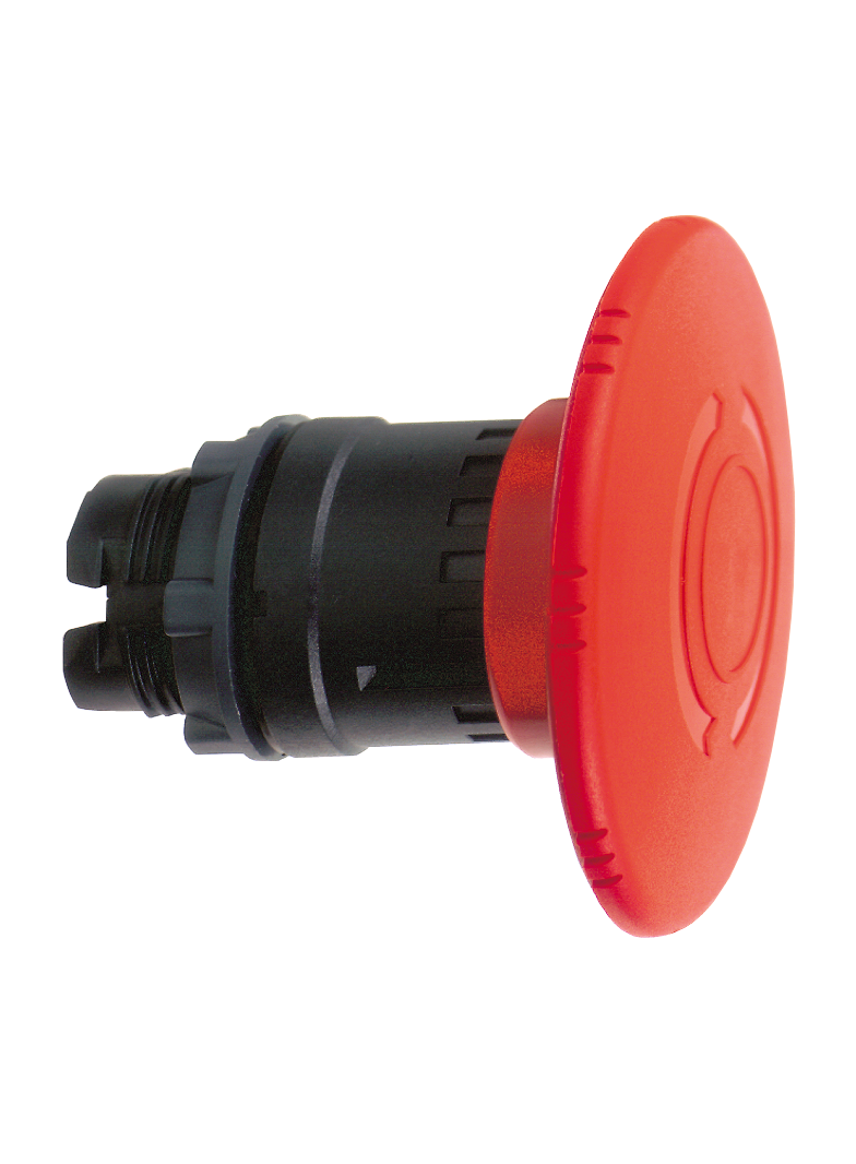 Harmony XB5 Napęd przycisku grzybkowy O60 czerwony odryglowany przez obrót plastikowy