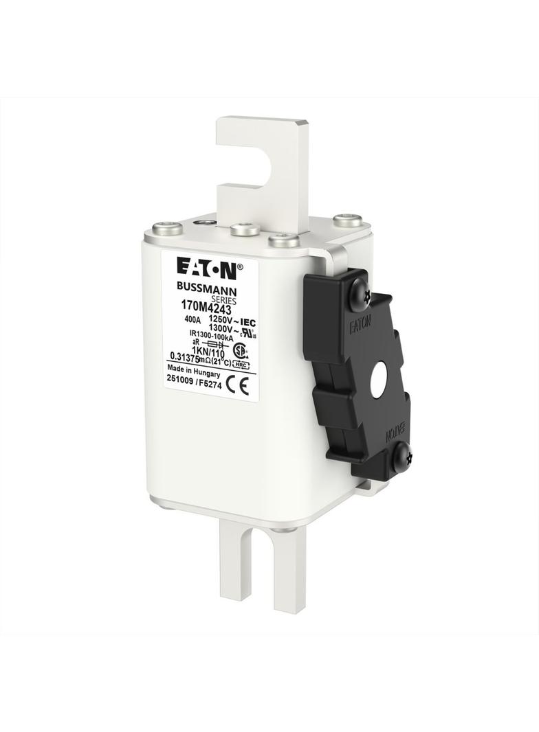 FUSE 400A 1250V 1KN/110 AR CU Wkładka szybka 400A AC 1250V rozmiar 1 53x69x138 mm aR DIN I 170M4243