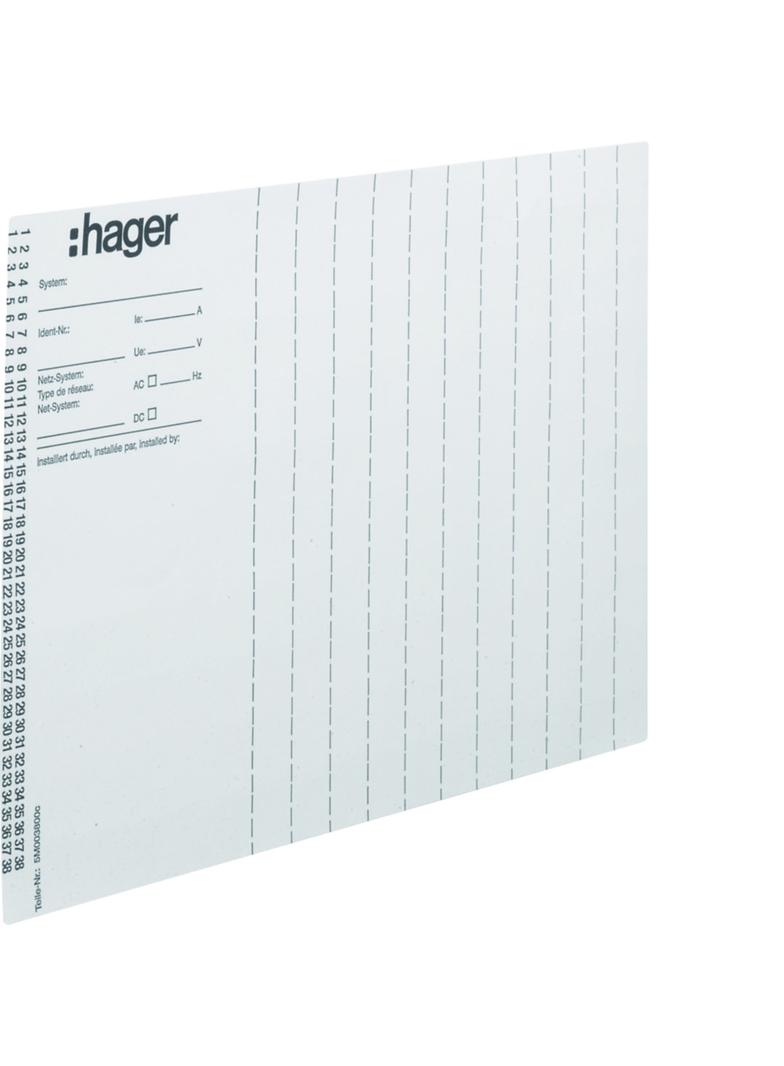 univers Arkusz opisowy A4 10szt. (10x12 mod. 4x4mod. 2x38 ozn.numer. 1xtabl.zn.)