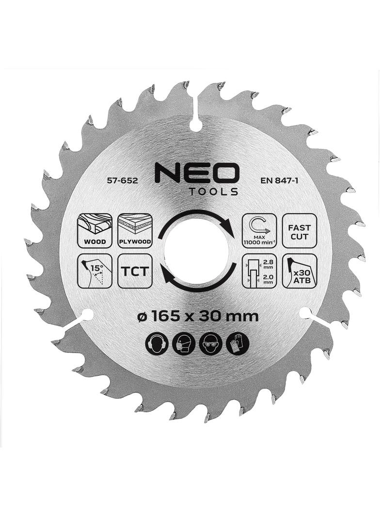 Tarcza do pilarki, widiowa, 165 x 30 mm, 30 zębów