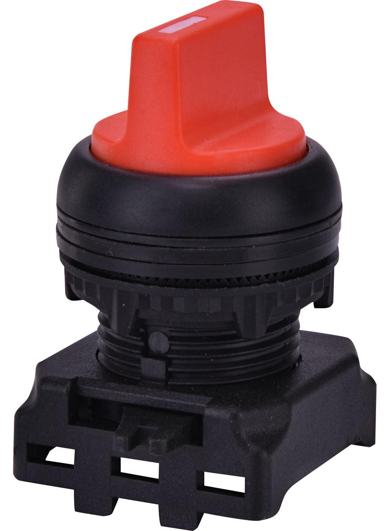 EGS2-N90-R - Napęd pokrętny piórkiem 2 położeniowy, bez powrotu, 0-90 -Czerwony