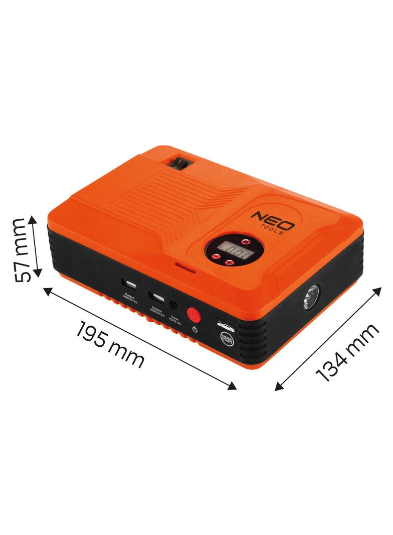 Urządzenie rozruchowe "Jumpastarter", power bank - 14Ah, kompresor 3.5BAR, latarka