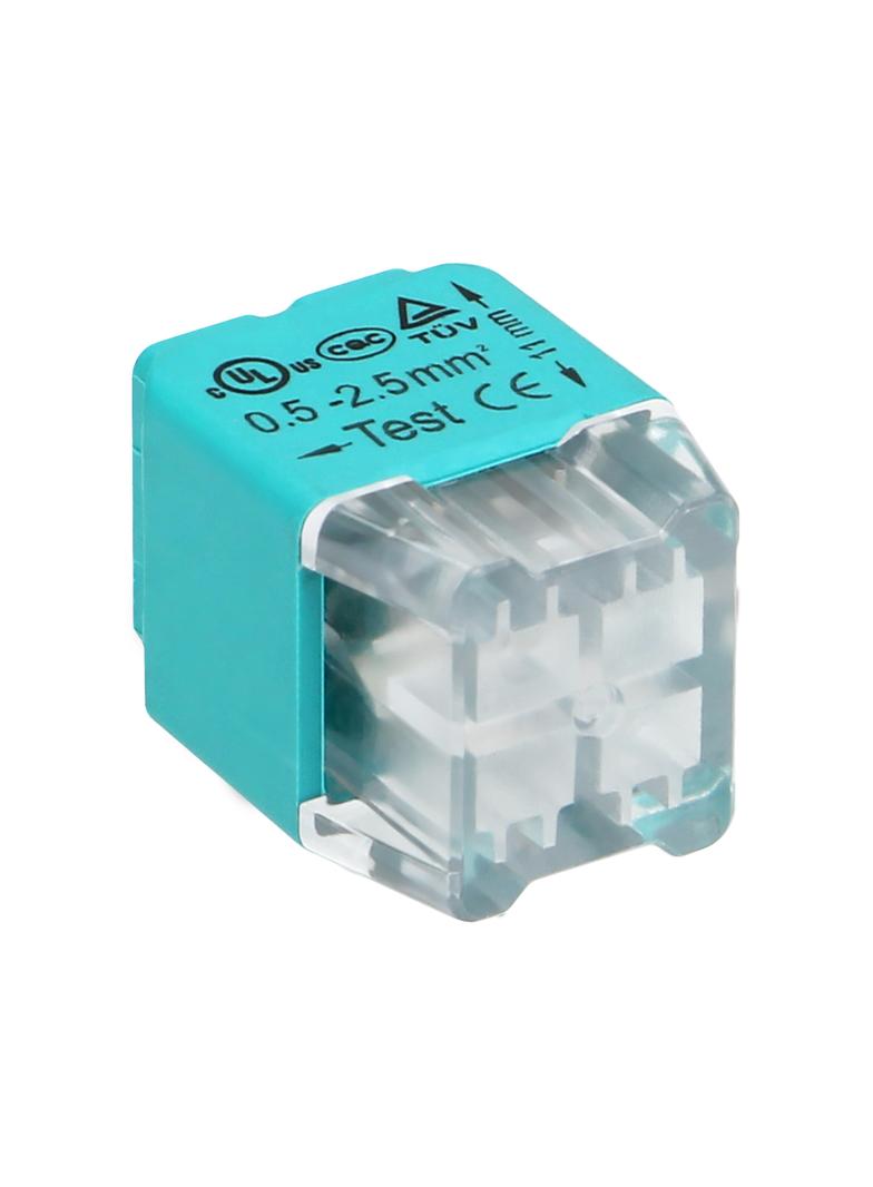 Złączka instalacyjna wciskana 4-przewodowa; na drut 0,75-2,5mm2; IEC 300V/24A; Blister 10 szt. OR-SZ