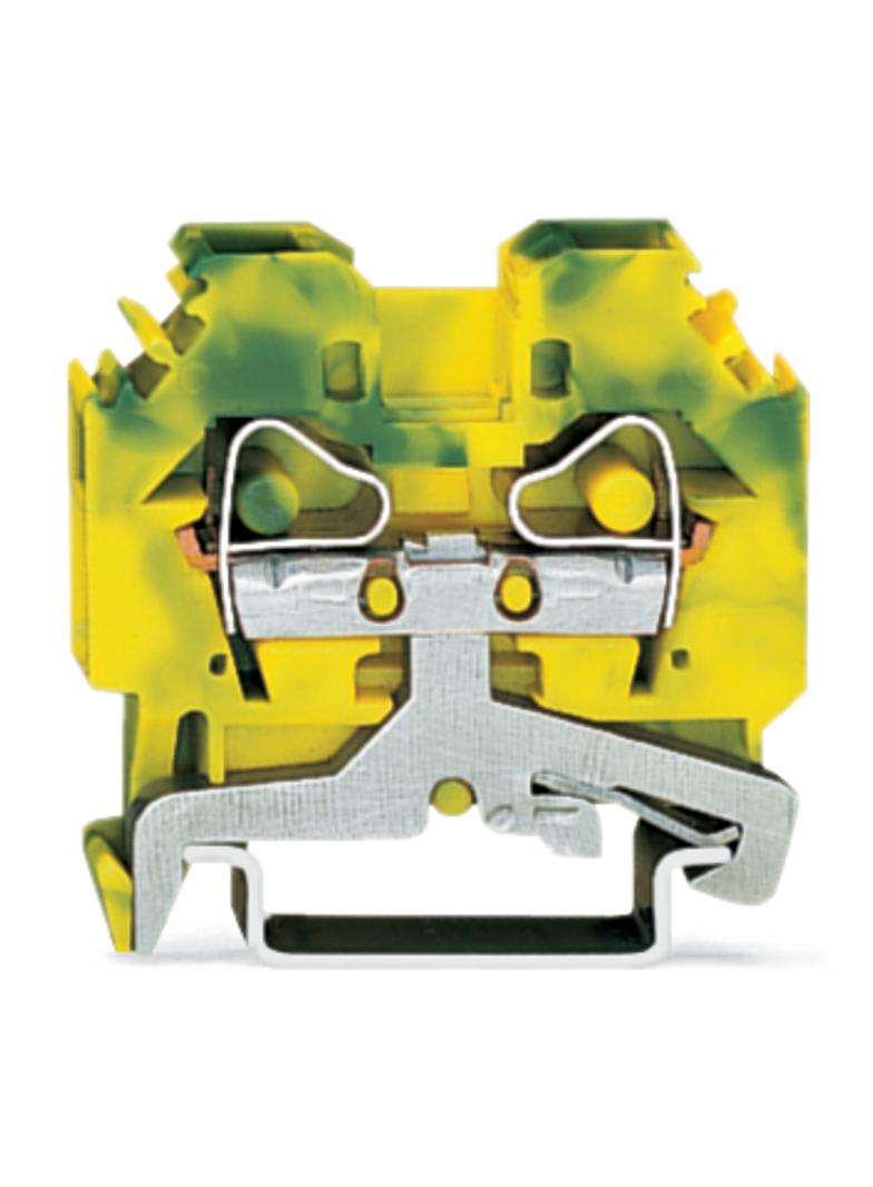 złączka 2-przewodowa PE 6 mm2 żółto-zielona