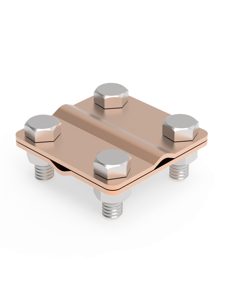 CU ZŁĄCZE KRZYŻOWE 4-OTWOROWE 1.1 CU