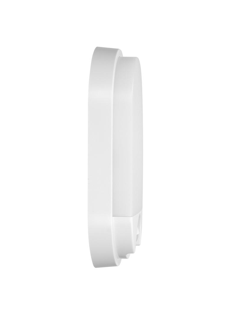 NEFRYT LED 10W, oprawa ogrodowa z czujnikiem ruchu 140st, 850lm, IP54, 4000K, biała AD-OP-6110WLPMR4 ORNO