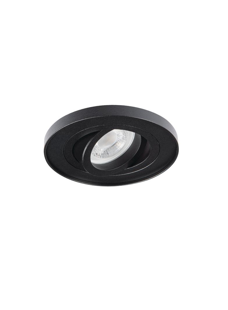 TINY BORD DTO-B Oczko sufitowe TINY BORD DTO-B okrągły stop aluminium kolor czarny 1XGx5,3/GU10 KANL 37165 KANLUX