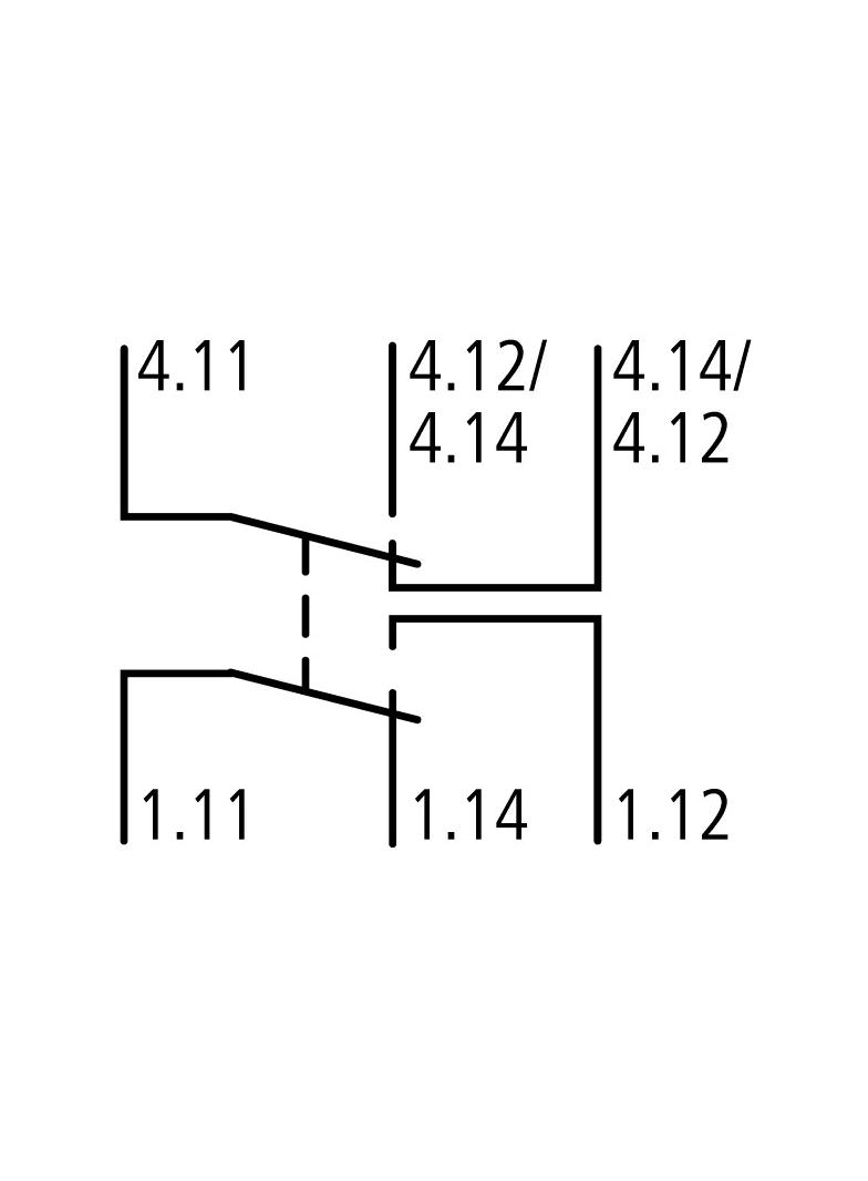Z-NHK Styk pomocniczy 2Z 2R montaż boczny 248434 EATON