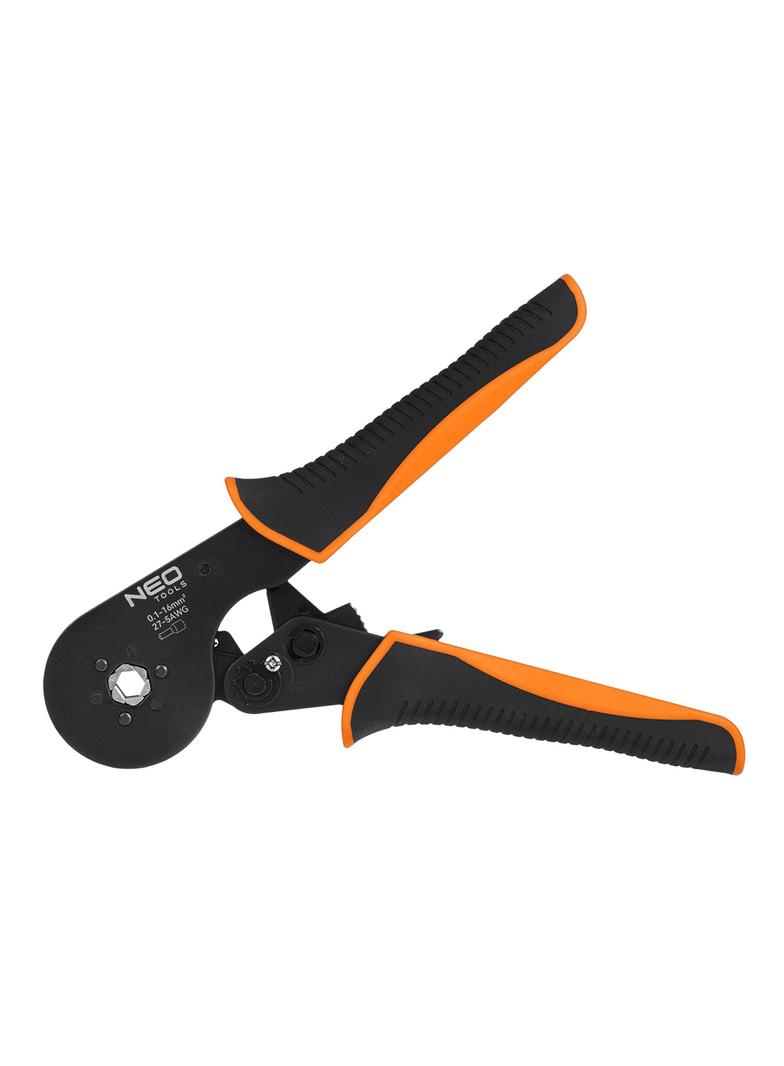 Szczypce do zaciskania końcówek tulejkowych 6 kamieni, średnica tulejek: 0.1 - 16 mm2