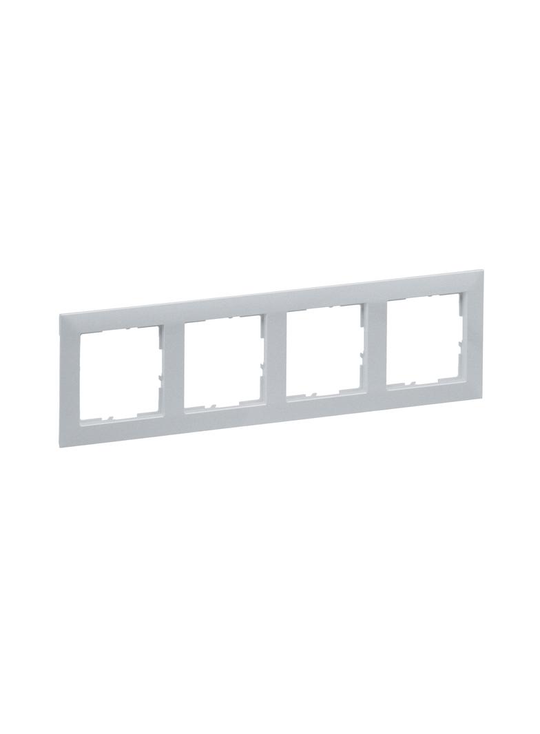 Suno Ramka Poczwórna 4-Krotna Aluminium 721514 LEGRAND