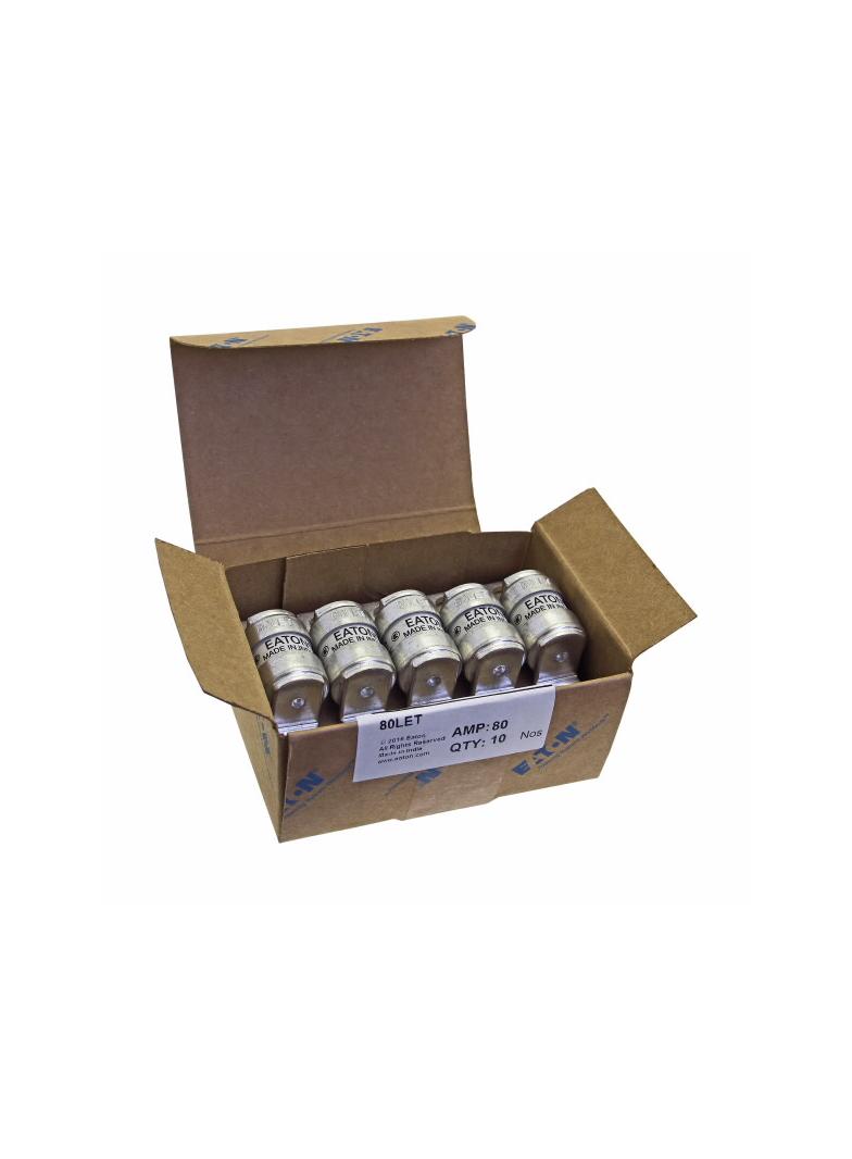80AMP 280V AC BS88 HIGH SPEED FUSE Wkładka szybka 80A AC 240V DC 150V BS88 18x56 mm aR B 80LET EATON
