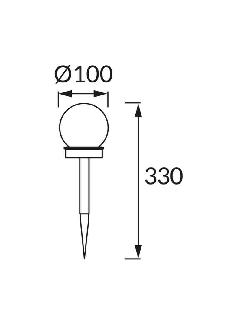 Lampa solarna LED OLIN LED 33 0,06W CW