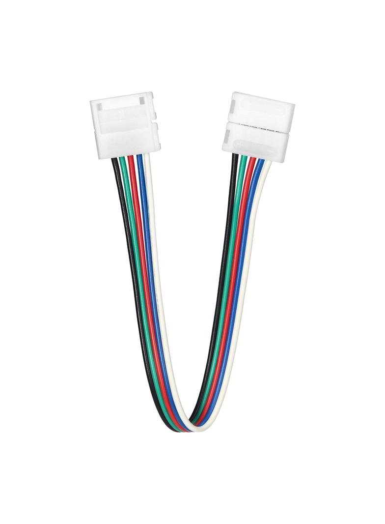 Złączka LED RGBW 12mm dwustronna z przewodem