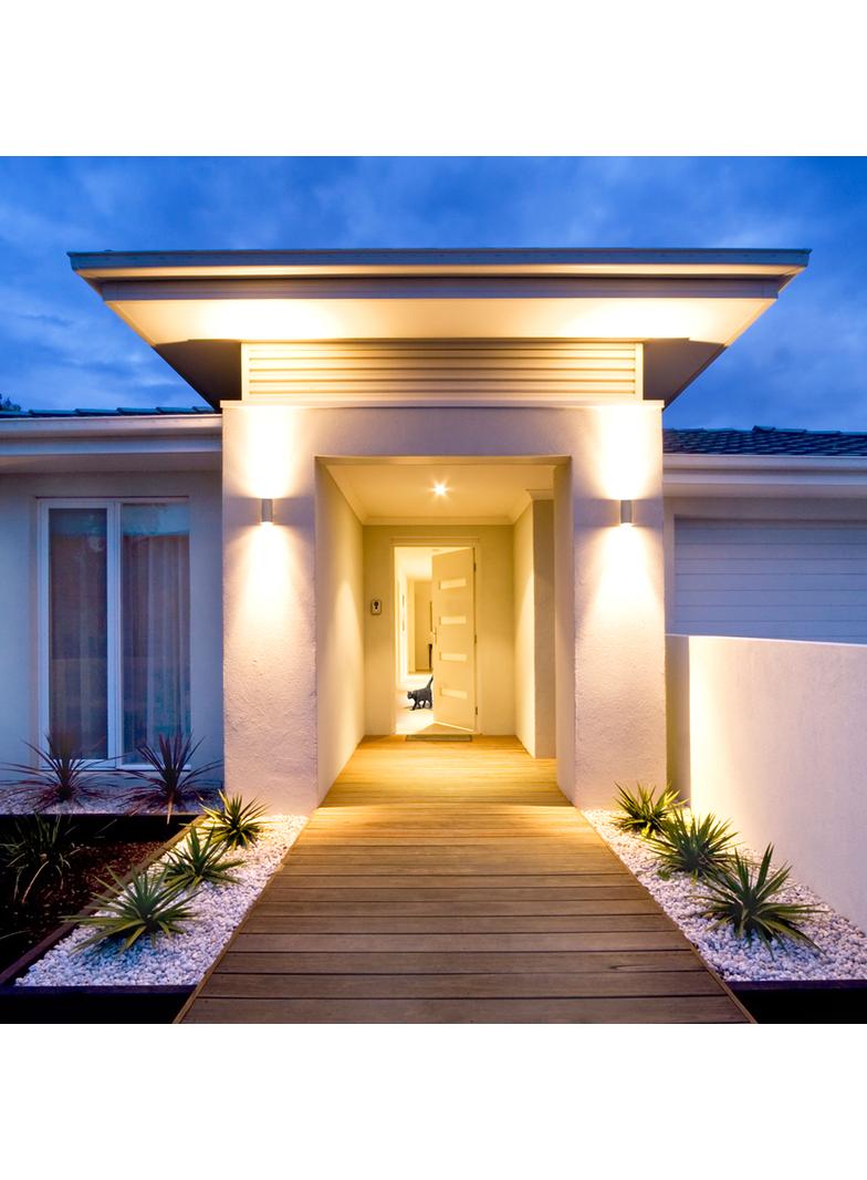 PARETE GU10 X2 DWUKIERUNKOWY KINKIET 250V IP54 150 x 73 x 95mm SZARY