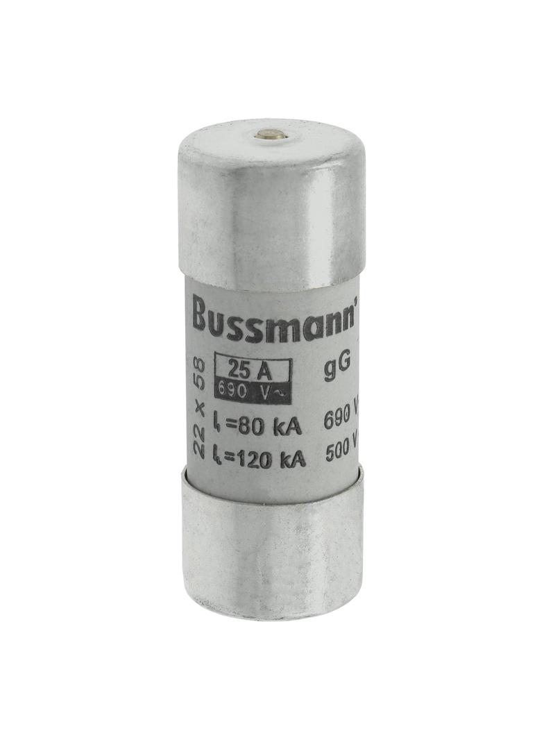 C22G25S Wkładka cylindryczna z wybijakiem 22x58 25A GG 690V AC C22G25S EATON