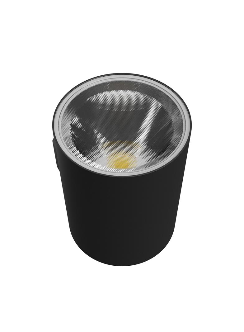 TORRE 9W CCT 230V IP54 99x78x117MM CZARNY OKRĄGŁA ELEWACYJNA