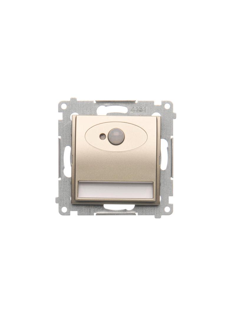 Simon 54 Oprawa oświetleniowa LED biały. z czujnikiem 14V DC 064 W białe zimne 5900 K złoty mat