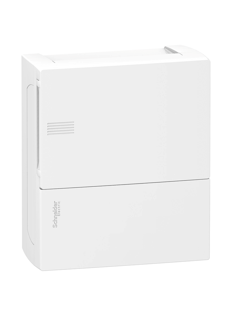 mini Pragma Rozdzielnica natynkowa 1x8 IP40 MIP-1-8-NT-P drzwi białe MIP12108 SCHNEIDER