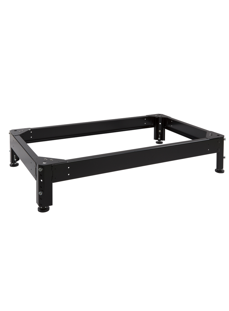 Cokół do VDA/VDS, 800x800 mm, blacha stalowa, RAL9011