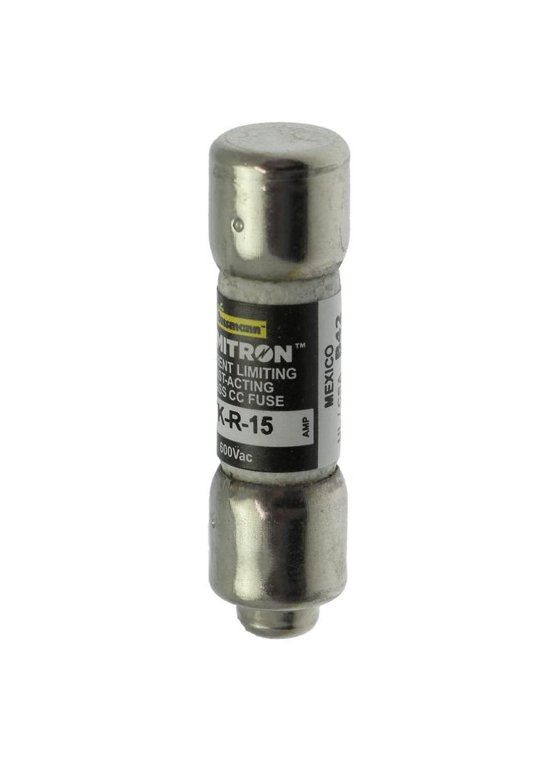 CLASS CC FAST ACTING FUSE CLASS CC 15A 600VAC Limitron Klasa CC KTK-R-15 EATON