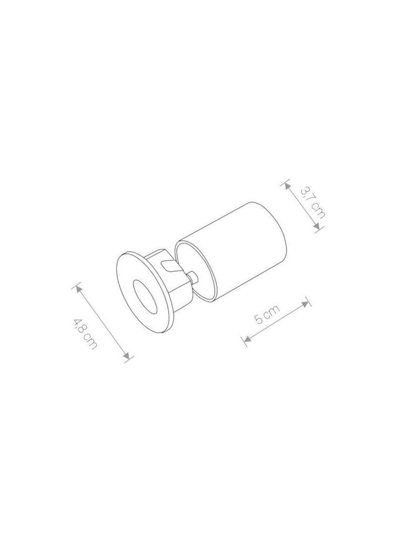 Nowodvorski oczko schodowe LED Oia 1W 45lm 3000K czarne 9102
