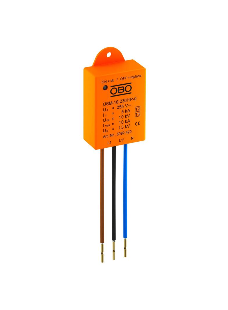 ÜSM-10-230I1P-0 Ogranicznik przepięć LED