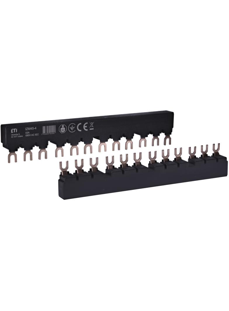 Izolowana szyna łączeniowa (do 4xMPE25) IZM45-4 002921300 ETI