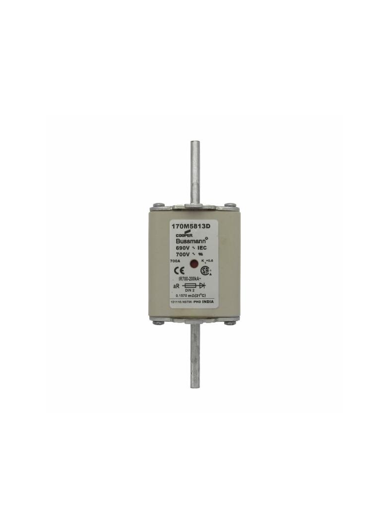 700A 690V aR DIN 2 HSDNH FUSE Wkładka szybka 700A AC 690V DIN 2 aR DIN IEC podwójny wskaźnik 170M581