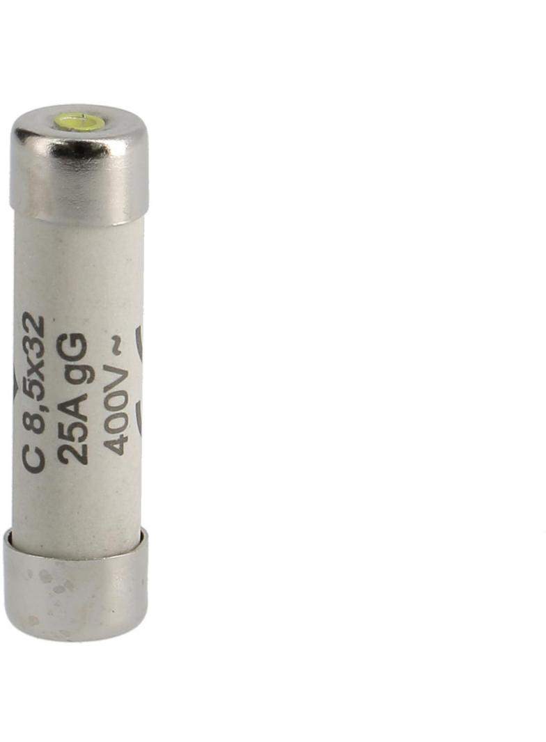 Wkładka bezpiecznikowa cylindryczna C8,5x32mm gG 25A 400VAC L8532C25 HAGER