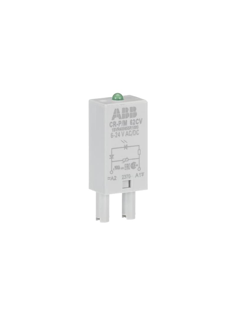 Moduł CR-P/MA 62CV warystor i LED zielony, 6-24V AC/DC 1SVR405655R1000 ABB