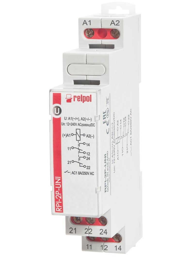 RPI-2P-UNI Przekaźnik Instalacyjny