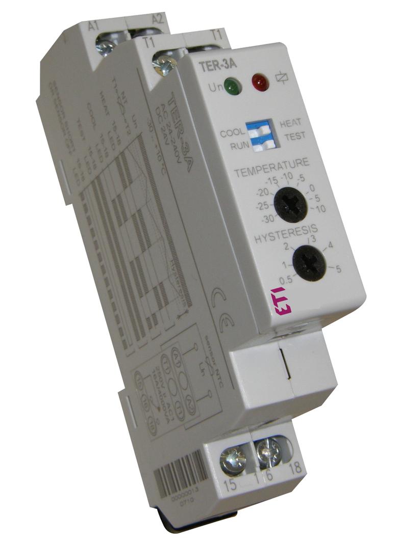 Termostat analogowy do sondy PT100 TER-3G 002471846 ETI
