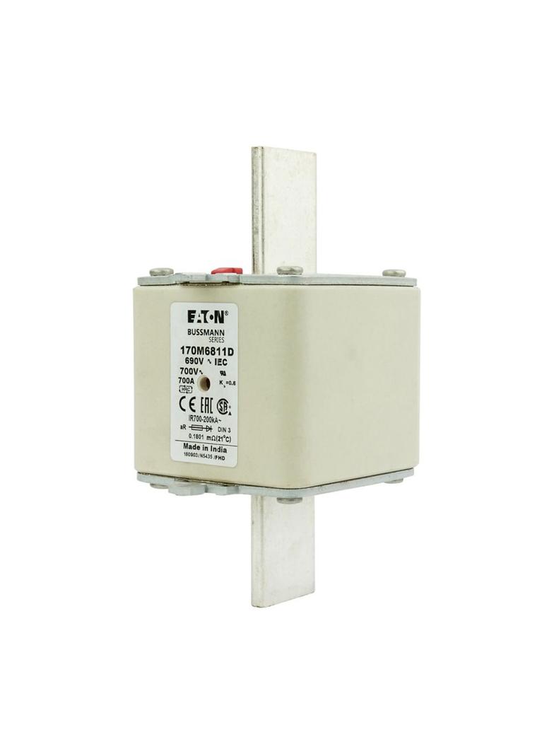 700A 690V aR DIN 3 HSDNH FUSE Wkładka szybka 700A AC 690 V DIN 3 aR DIN IEC podwójny wskaźni 170M681