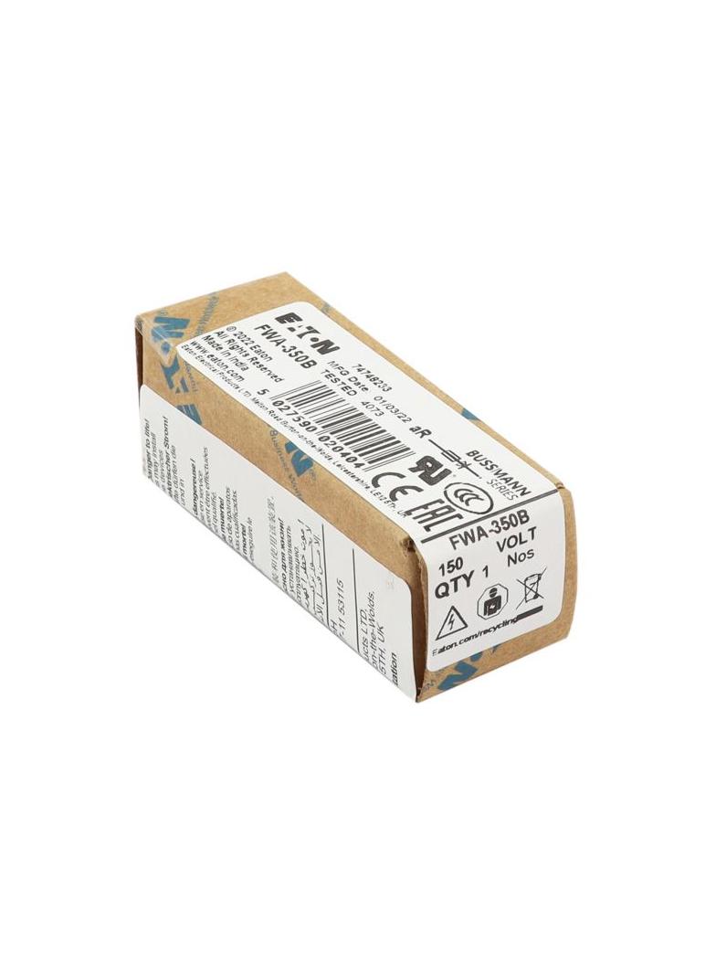 350A 150V AC SEMI-COND FUSE Wkładka szybka 350A AC 150V DC 150V 25x68 mm UL FWA-350B EATON