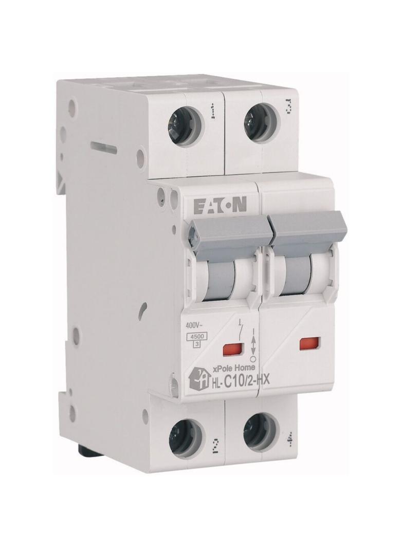 HN-C10/2 Wyłącznik nadprądowy 6kA C10A 2P 194869 EATON