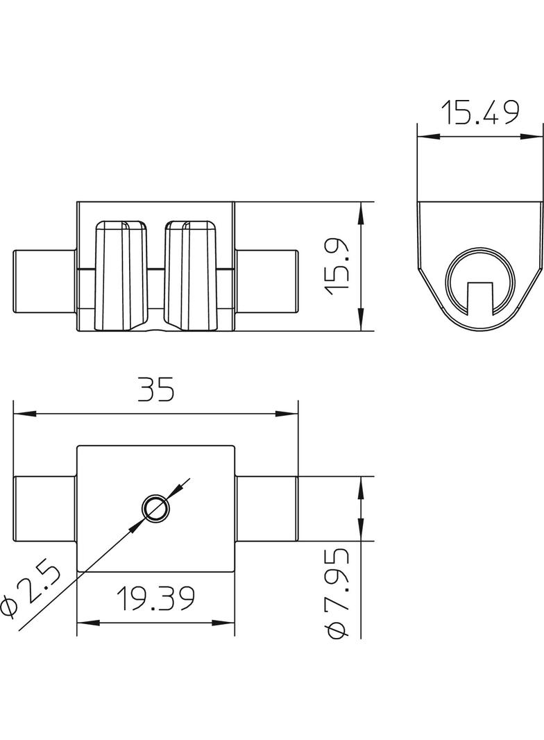 165 MBG UH, Adapter Uchwytu dachowego