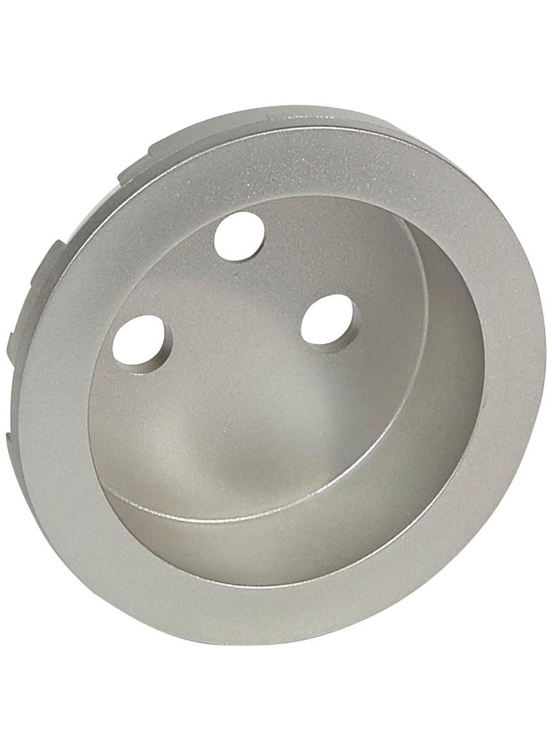 CELIANE - Plakietka do gniazd wtyczkowych tytanowa, Legrand