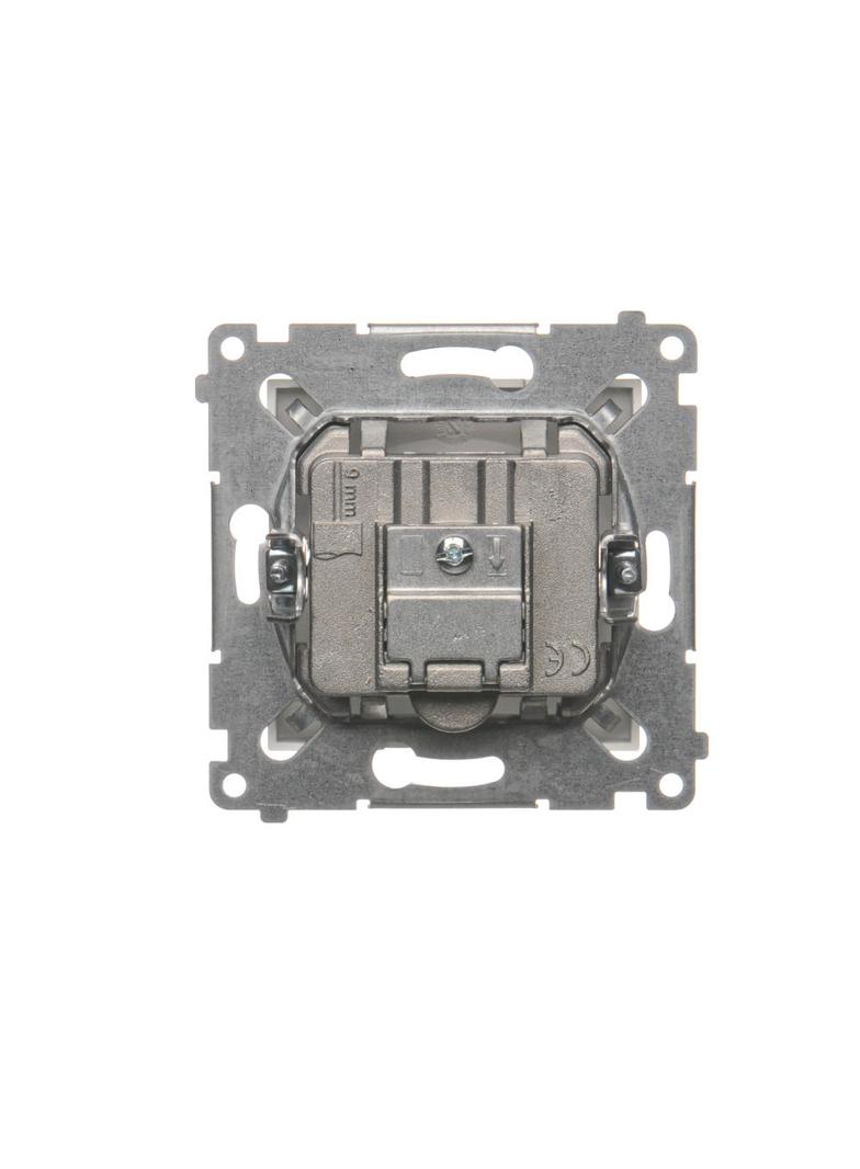 Simon 54 Gniazdo TV-DATA. Dwa porty wyjściowe typu Częstotliwość dla wejścia 5-1000 MHz srebrny mat