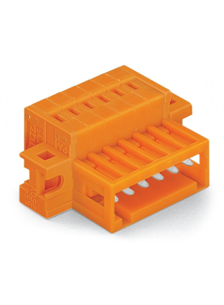 wtyk 12-bieg. raster 3,81 mm pomarańczowy