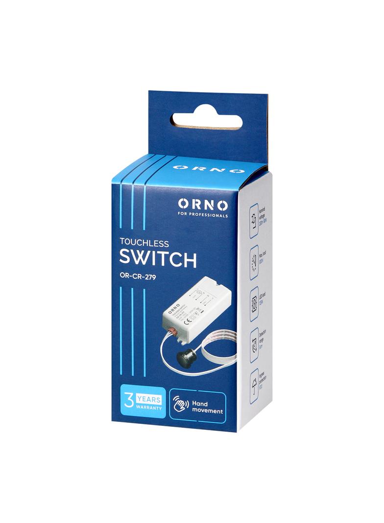 Włącznik bezdotykowy dwubiegunowy, IP20, 500W