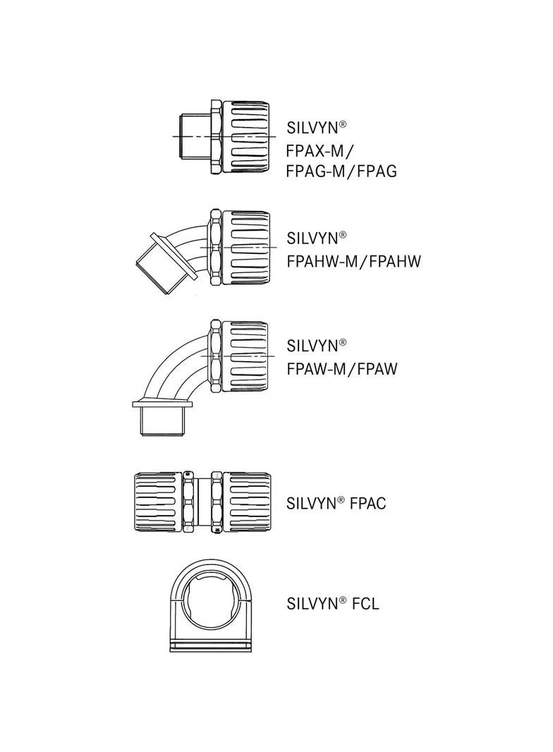 SILVYN FPAS 10/6.3X10 BK 61754005 LAPP KABEL