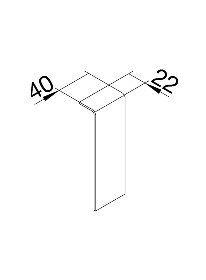 tehalit.SL Łącznik 20x115 czarny SL2011579011 HAGER