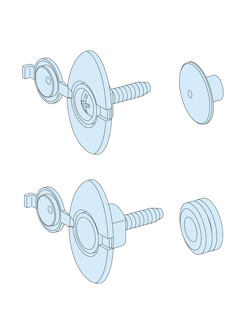 Rozdzielnice PrismaSet, akcesoria ścian bocznych Prisma P IP55