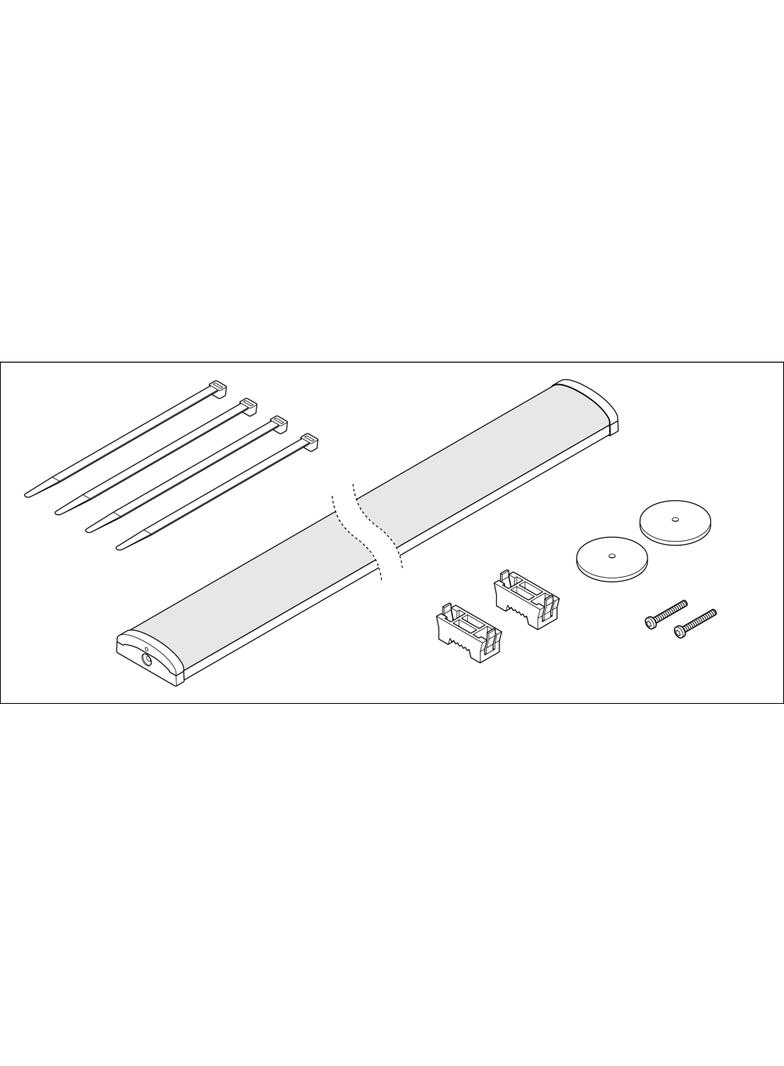 Oprawa liniowa LINEAR SURFACE 1200 P 32W 840 white IP44 DALI
