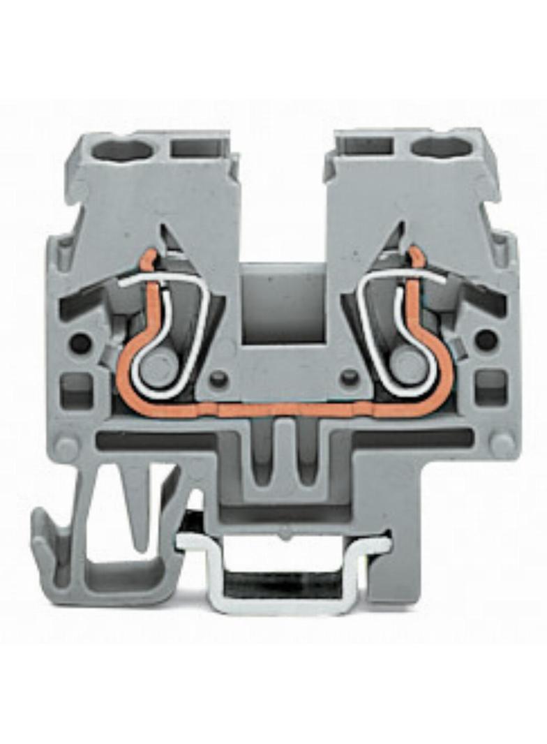 złączka 2-przewodowa 2,5 mm2 pomarańczowa